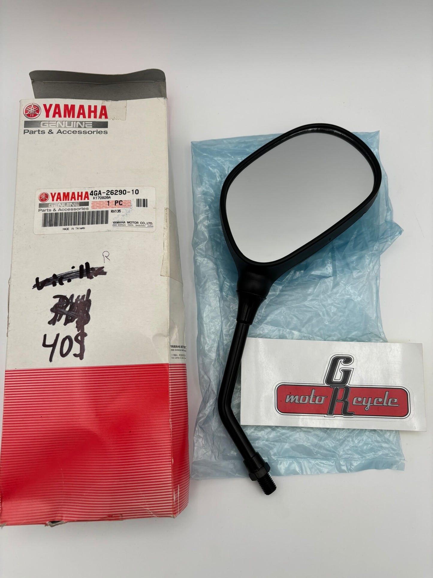 YAMAHA RIGHT MIRROR ASSY 4GA-26290-10-00 Y271
