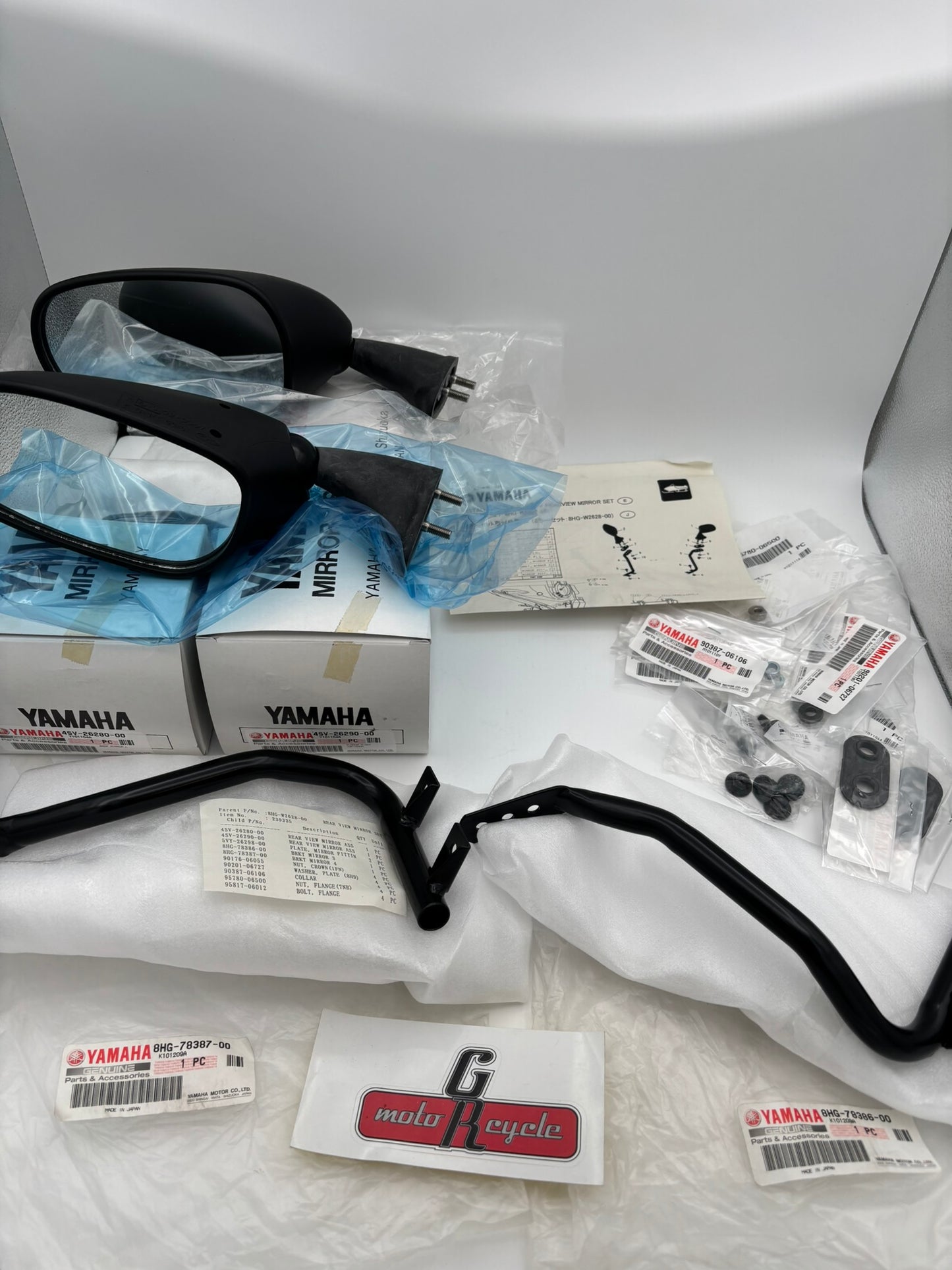 YAMAHA REAR VIEW MIRROR KIT 8HG-W2628-00-00 YBOX