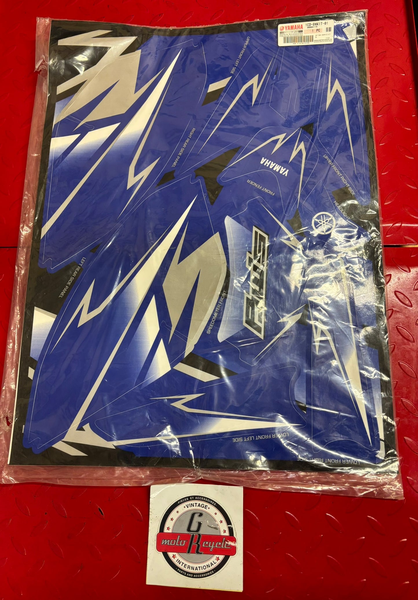 YAMAHA ZUMA BW'S 50 2012 - 19 GRAPHIC KIT 1CD-BWKIT-01-00 YBOX