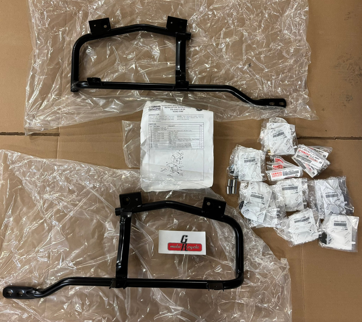 YAMAHA SADDLEBAG MOUNTING HARDWARE STR-5GA73-40-00 YBOX