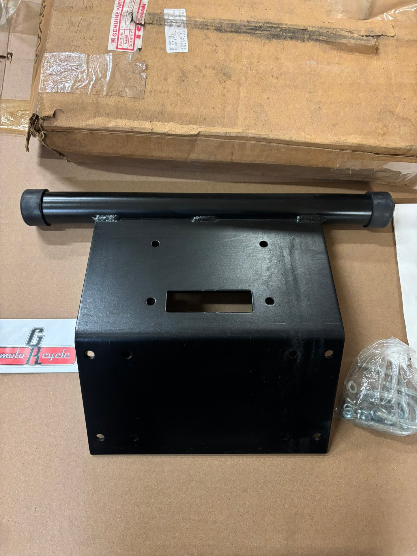 KAWASAKI KLF400-B 1993 - 1999 WARN WINCH MOUNTING PLATE KIT KLF3022 KBOX