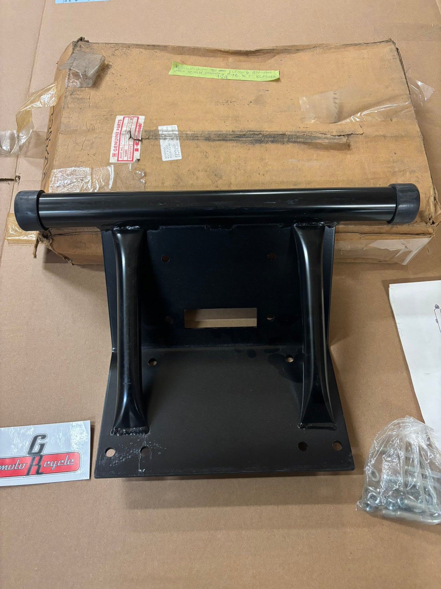 KAWASAKI KLF400-B 1993 - 1999 WARN WINCH MOUNTING PLATE KIT KLF3022 KBOX