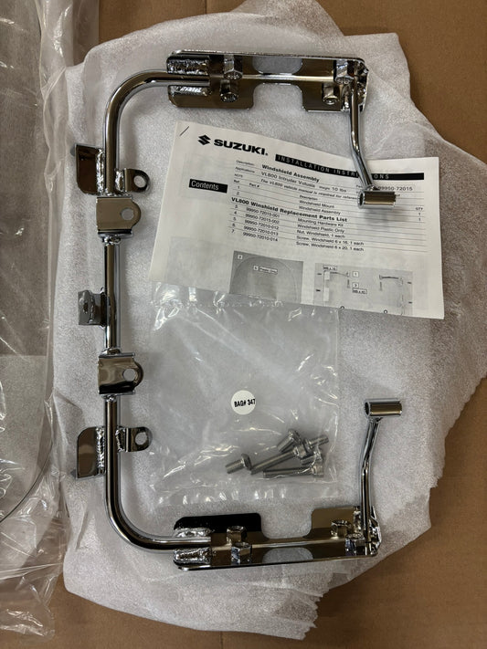 SUZUKI VL800 INTRUDER VOLUSIA WINDSHIELD SUB 990A0-70002 990A0-70022 99950-72015 SBOX 99950-72015 SBOX