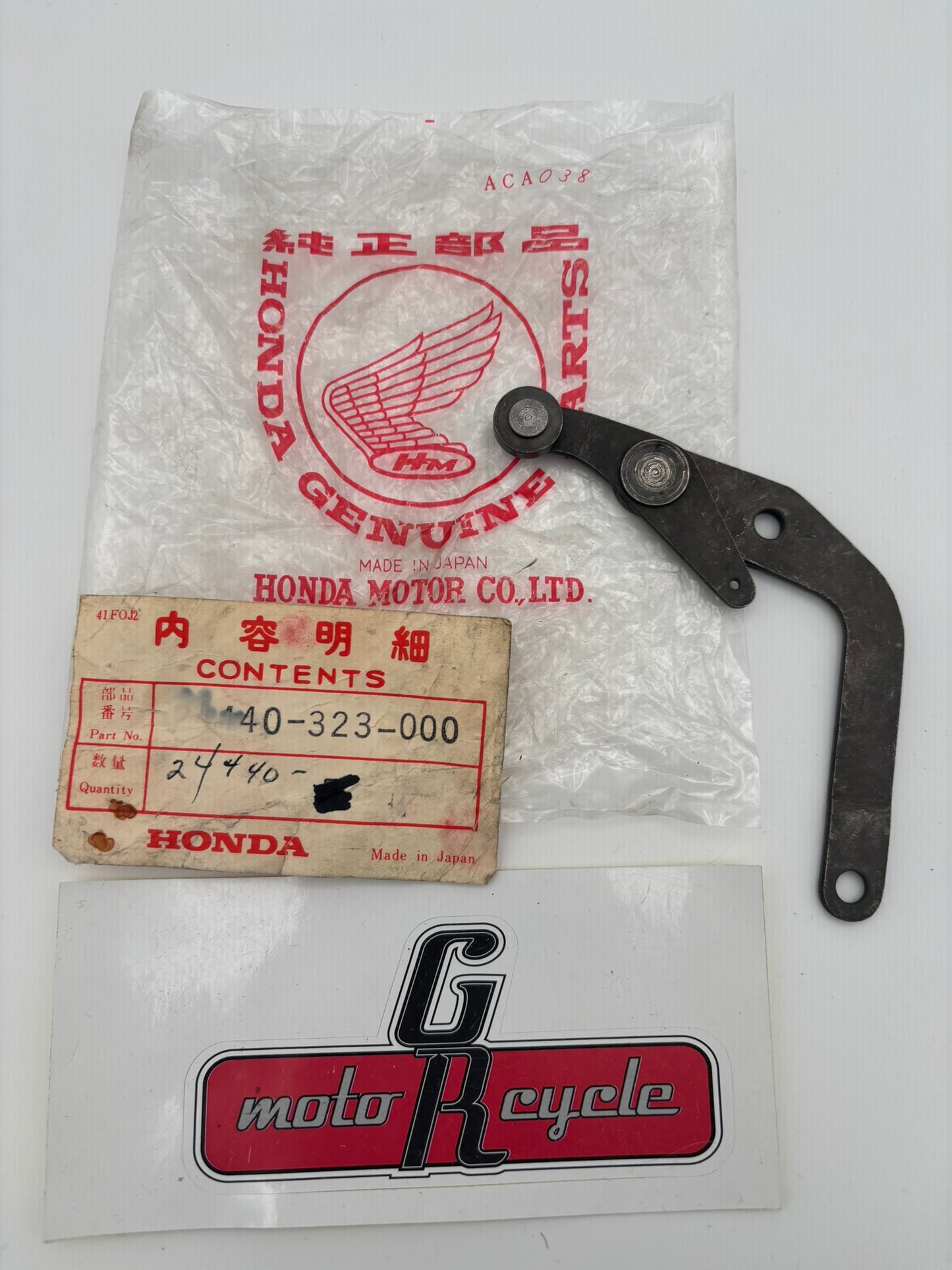 HONDA GEAR SHIFT DRUM STOPPER ARM 24440-323-000 H209