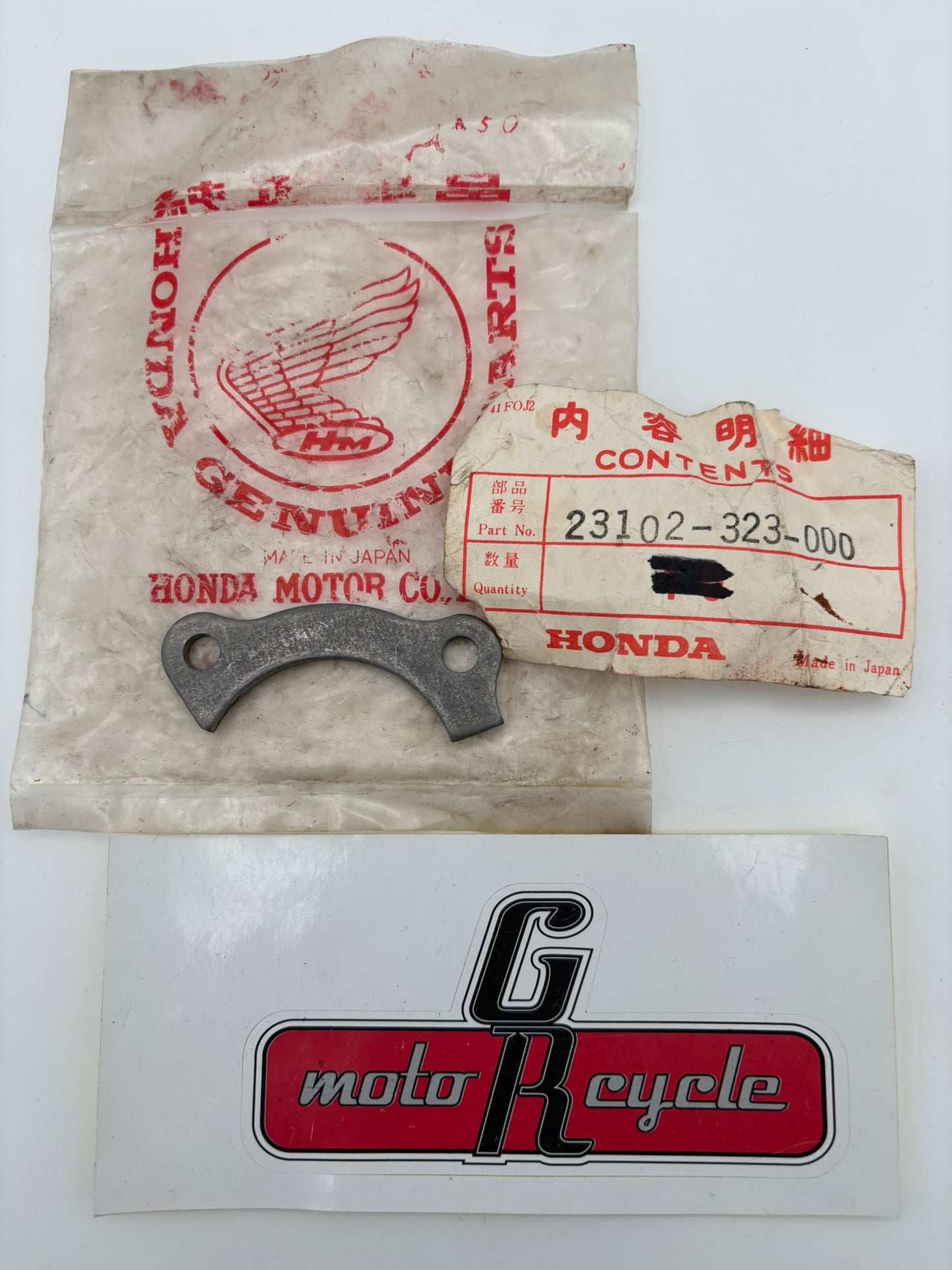 HONDA PRIMARY SHAFT BEARING PLATE 23102-323-000 H212