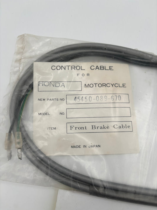AFTERMARKET HONDA AFTERMARKET FRONT BRAKE CABLE 45450-089-670-A H214