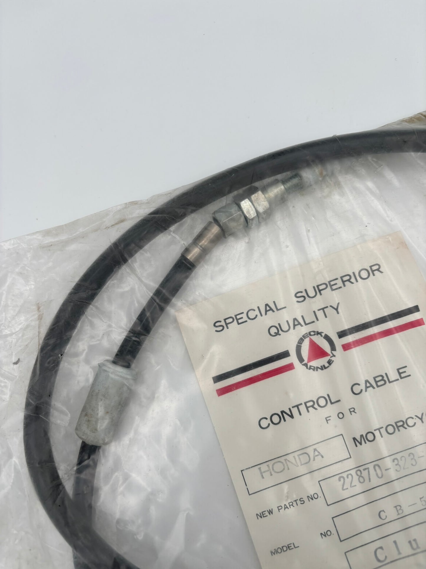 AFTERMARKET HONDA BECK ARNLEY CLUTCH CABLE SUB 22870-323-010 22870-323-020 22870-323-000-A H214
