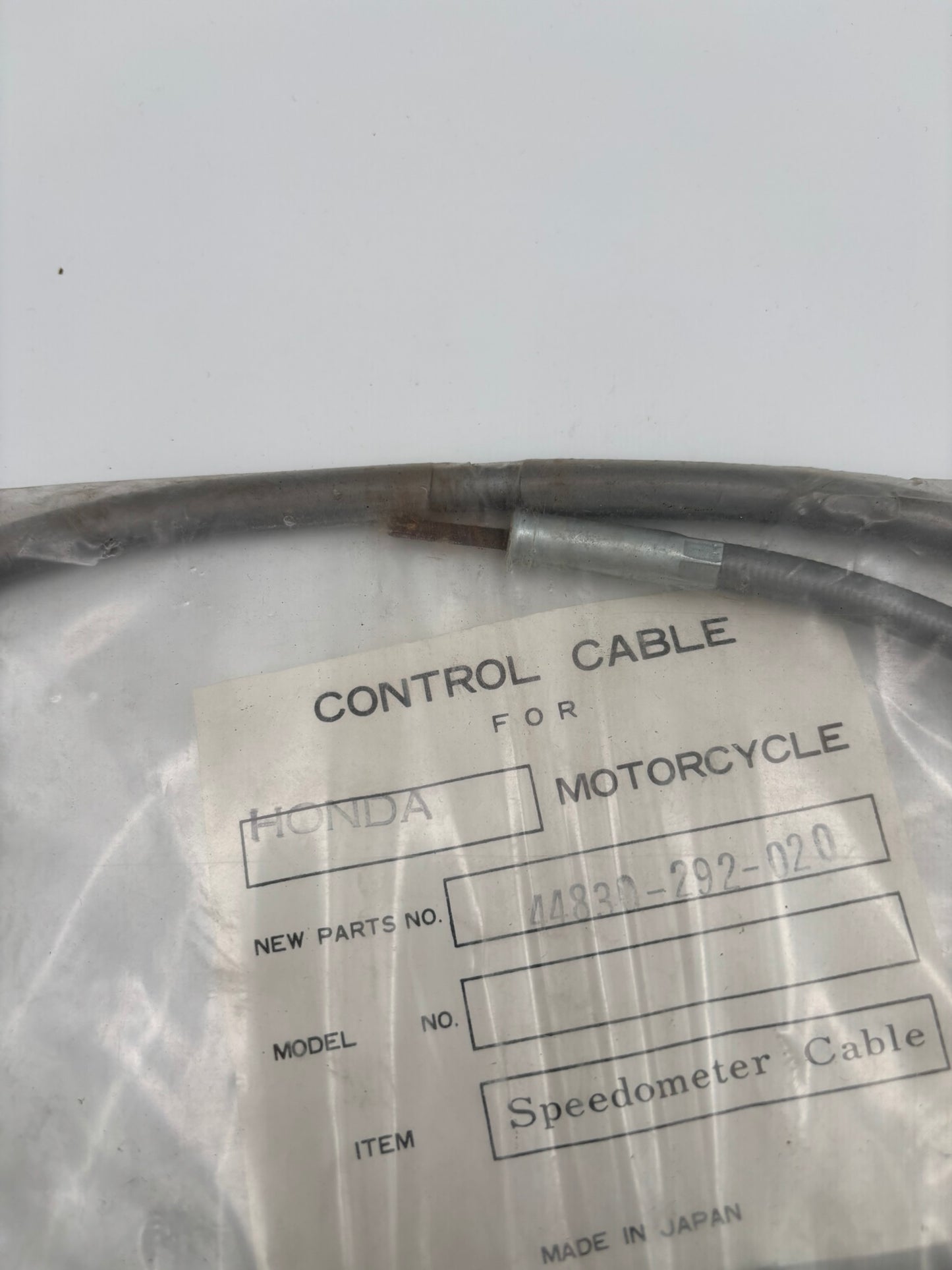 AFTERMARKET HONDA AFTERMARKET SPEEDOMETER CABLE 44830-292-020-A1 H215