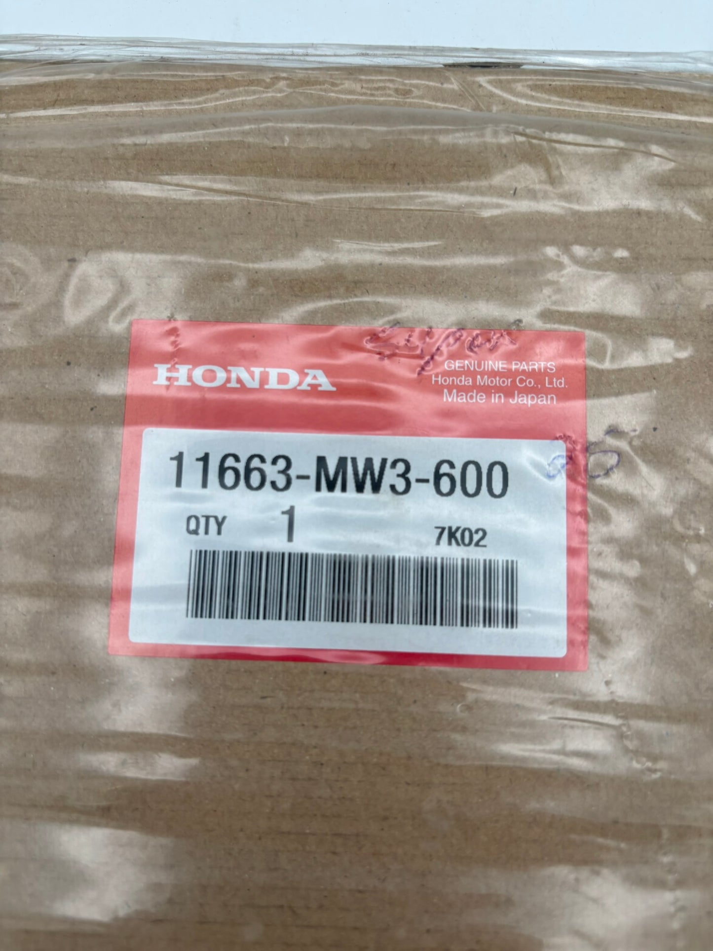 HONDA LEFT INNER COVER GASKET SUB 11663-MW3-601 11663-MW3-600 H49