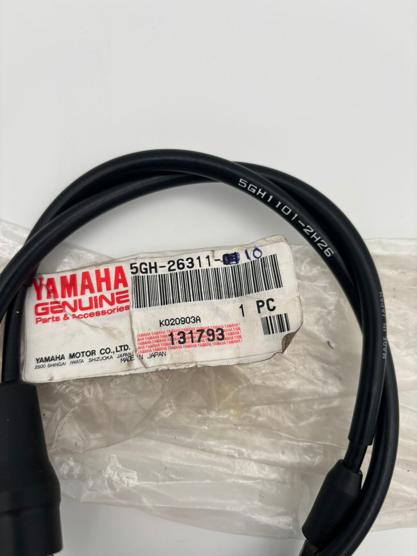 YAMAHA THROTTLE CABLE 1 SUB 5GH-26311-10-00 5GH-26311-11-00 5GH-26311-01-00 Y272