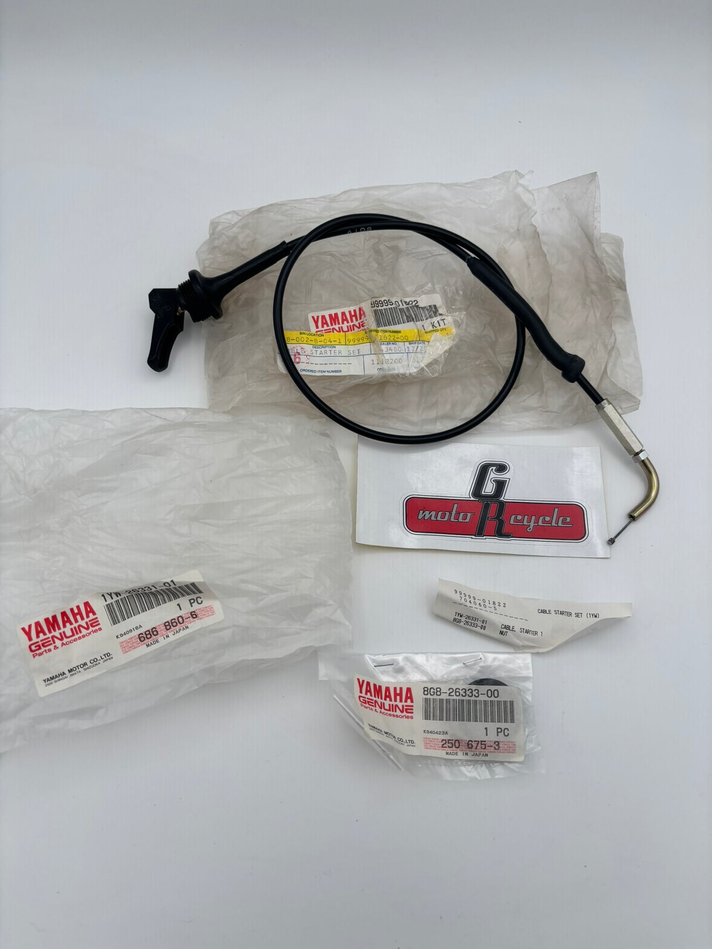 YAMAHA STARTER CABLE SET (1YW) KIT 99999-01822-00 Y272