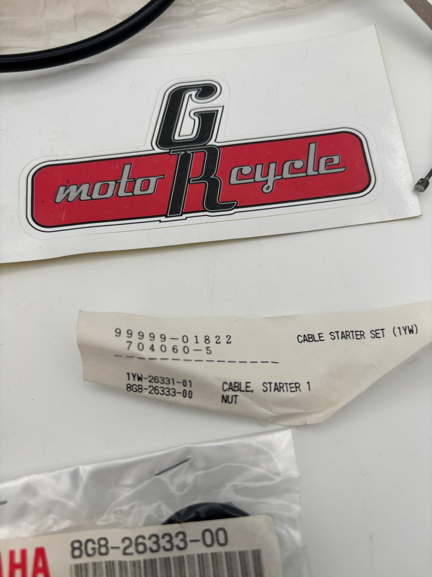 YAMAHA STARTER CABLE SET (1YW) KIT 99999-01822-00 Y272