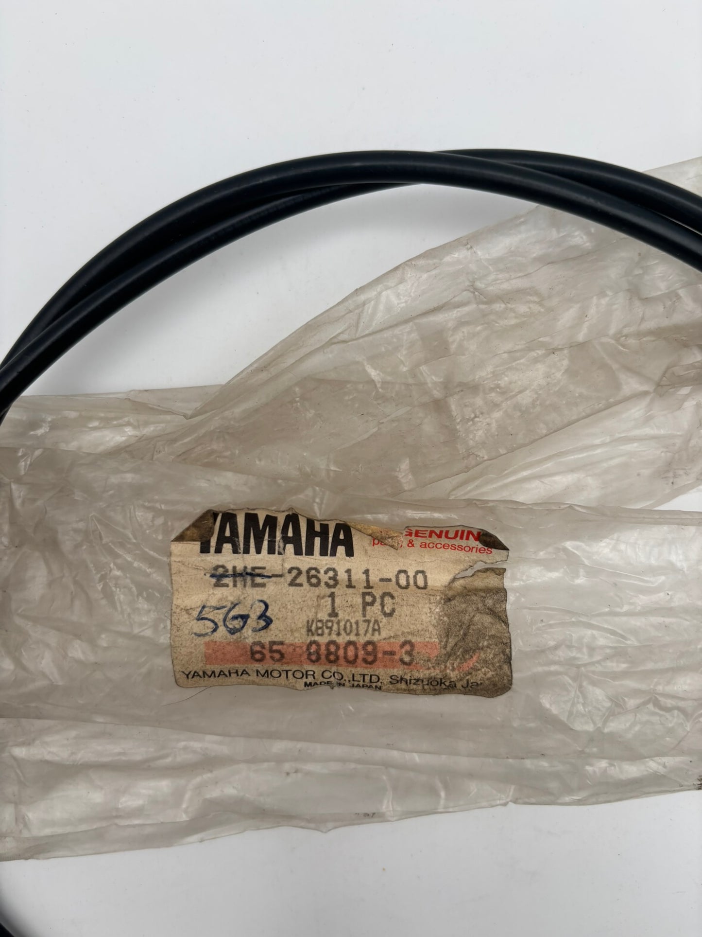 YAMAHA THROTTLE CABLE 1 SUB 5G3-26311-00-00 2HE-26311-00-00 Y272
