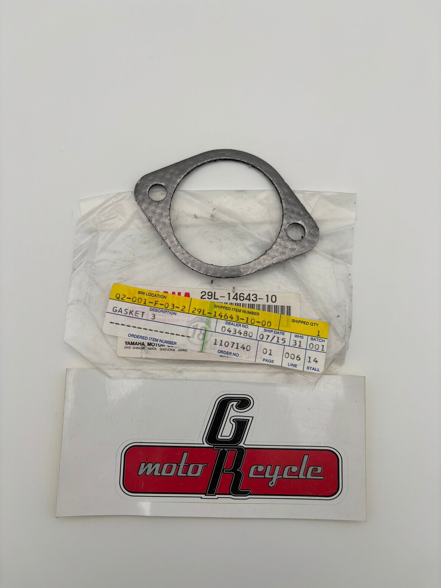 YAMAHA GASKET 3 29L-14643-10-00 Y76