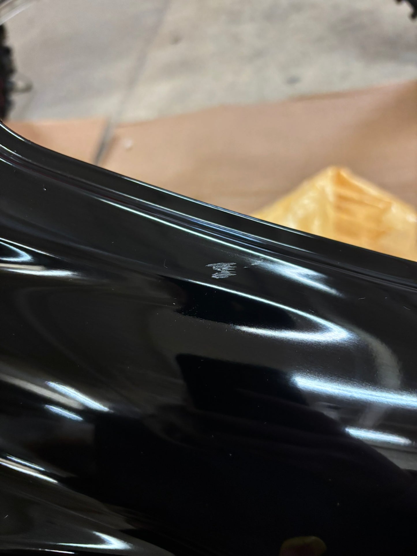 KAWASAKI LEFT SIDE COVER EBONY 36001-1493-H8 KBOX