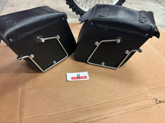 AFTERMARKET ROADKROME 2002 - 2009 VTX1300R RETRO SADDLEBAG TEXAS DELUXE SET 55-BM140A HBOX