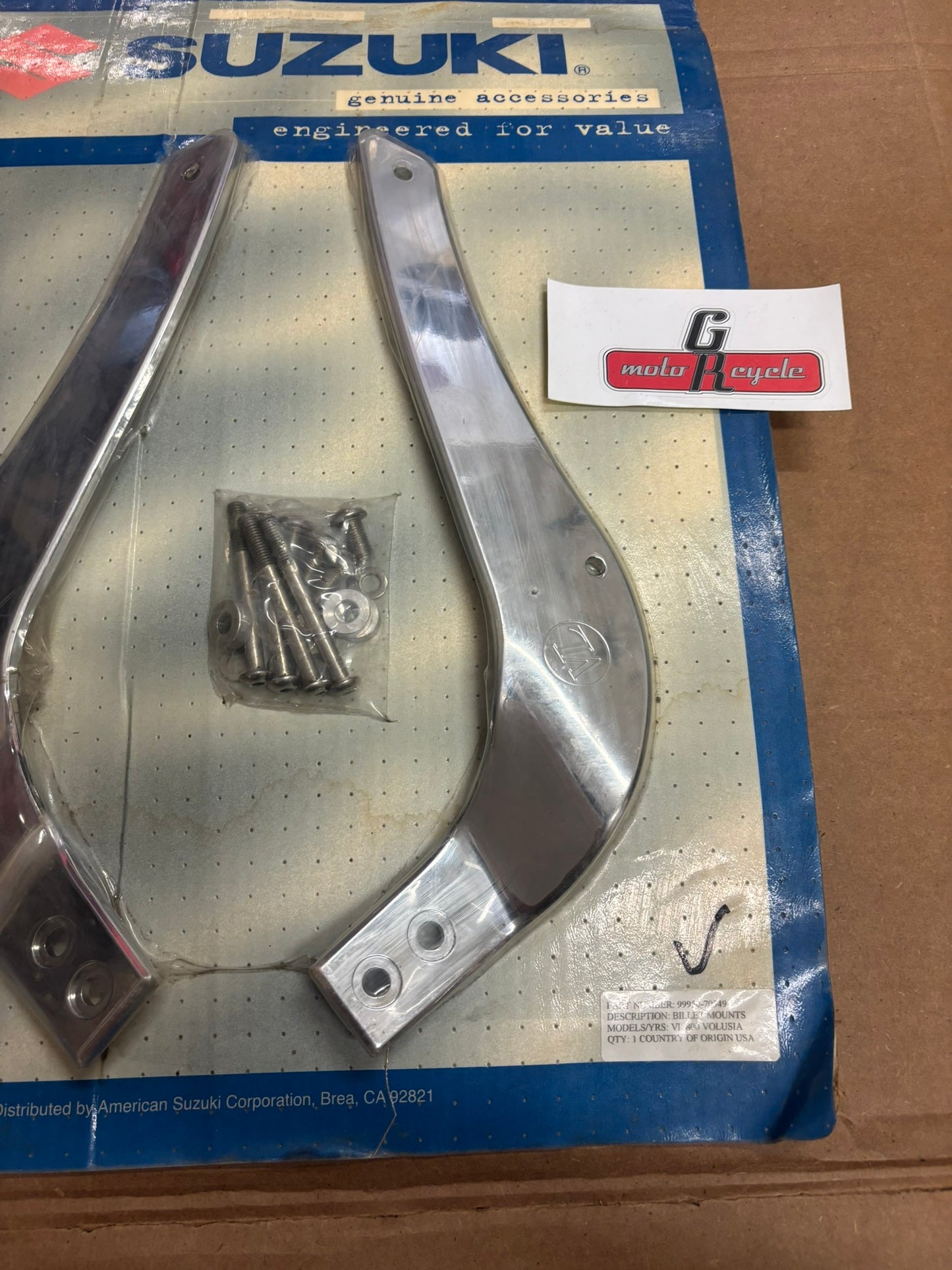 SUZUKI VL800 VOLUSIA BILLET MOUNTS SUB 990A0-75010 99950-70349 SBOX