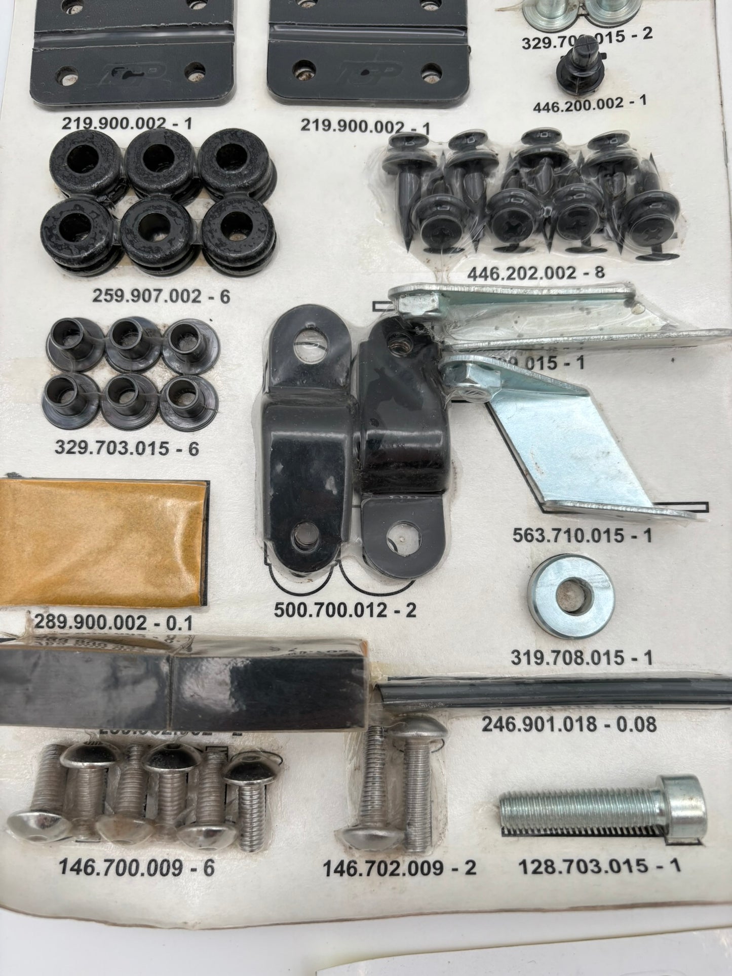 SUZUKI GSF1250S K7 LOWER FAIRING COWLING BRACKET FITTING KIT 990D0-18H20-XXX S59