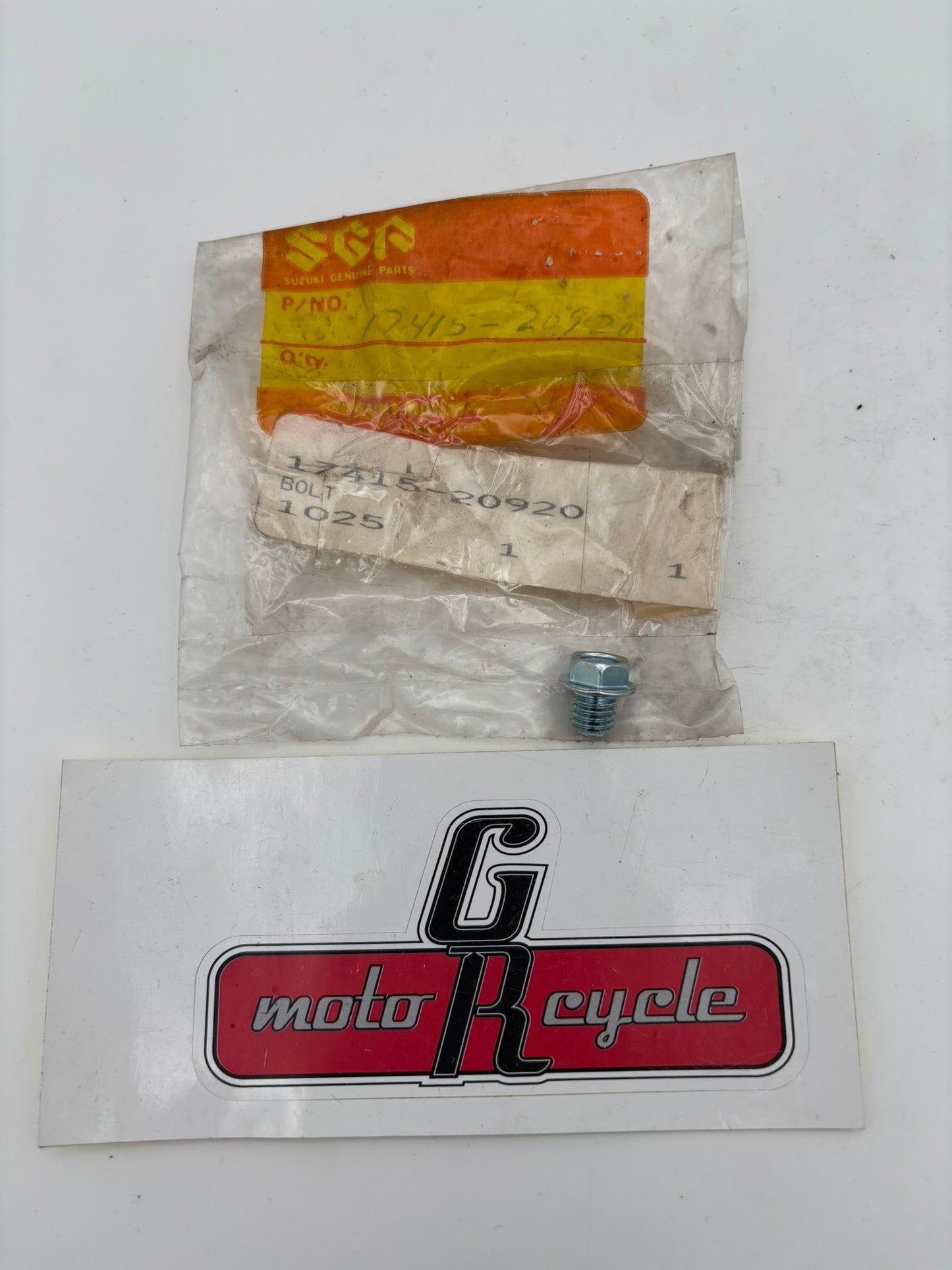 SUZUKI DRAIN BOLT 17415-20920 S70