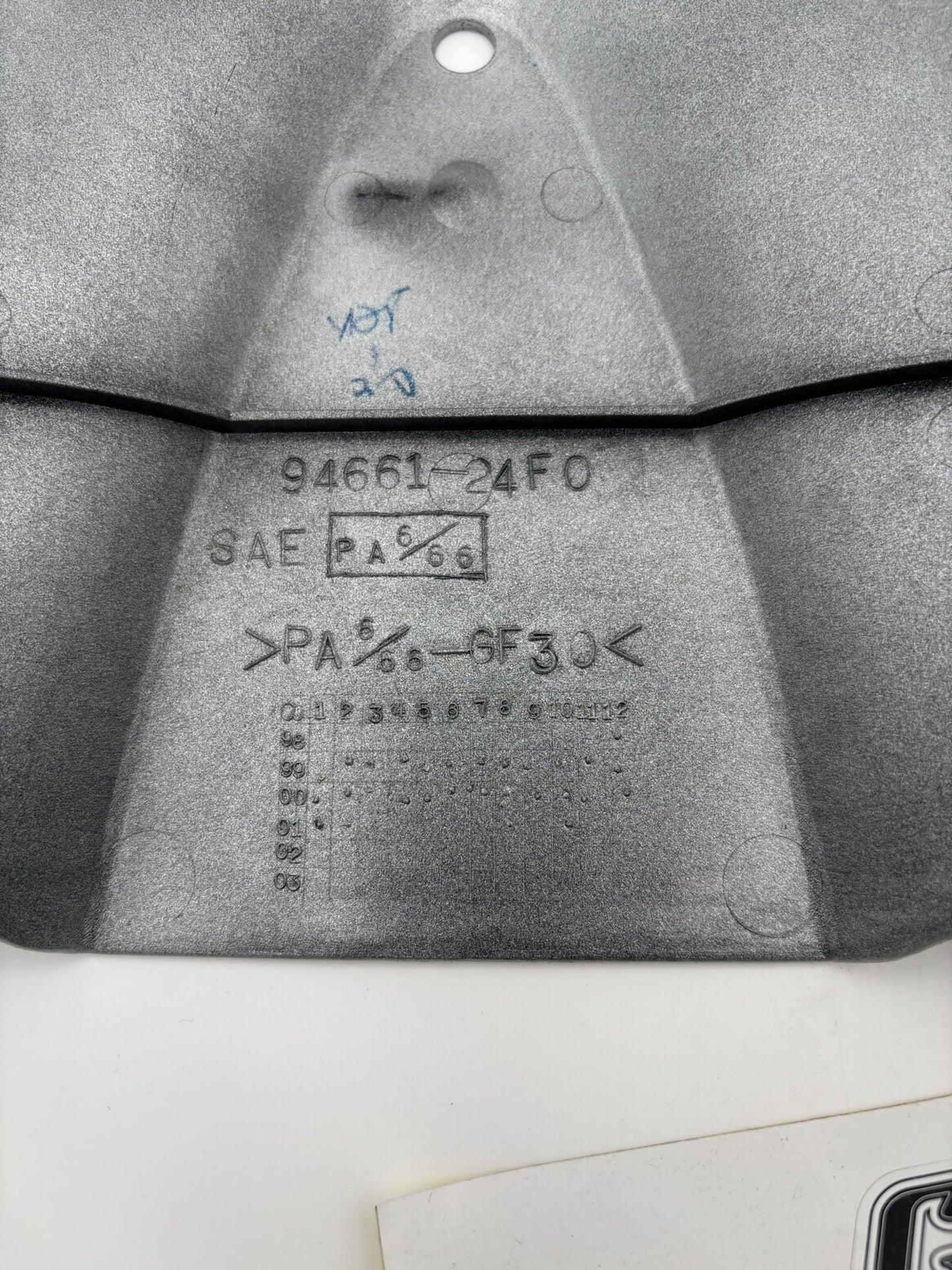 SUZUKI UNDER REAR COWLING (SILVER) 94660-24F00-Y4H S79