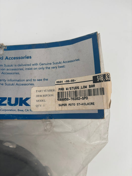 SUZUKI STUDDED BACK REST PAD SUB 990A0-71002 99950-70202-SPD S80