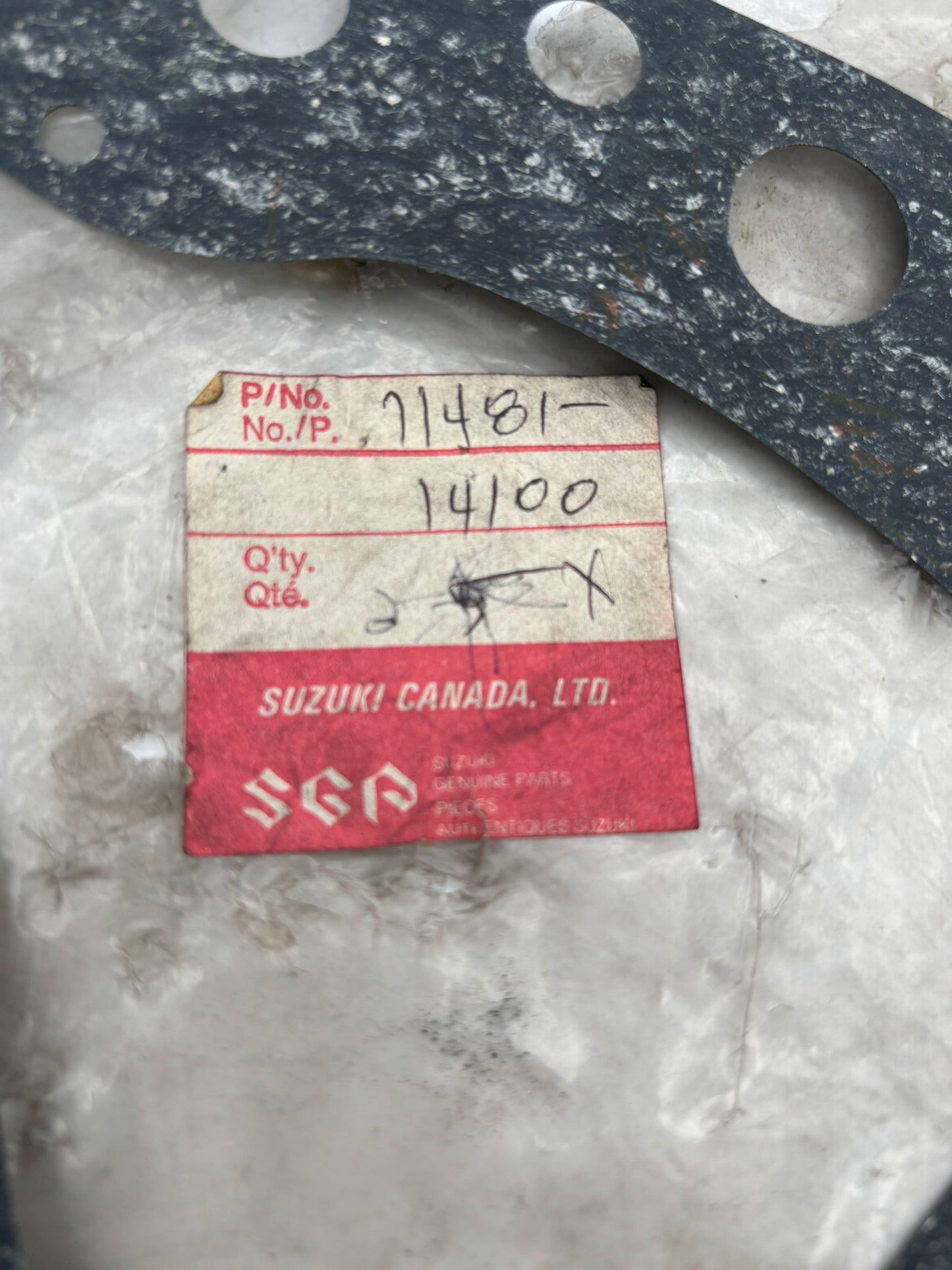 SUZUKI CRANKCASE GASKET SUB 11481-14100-H17 11481-14100 S83