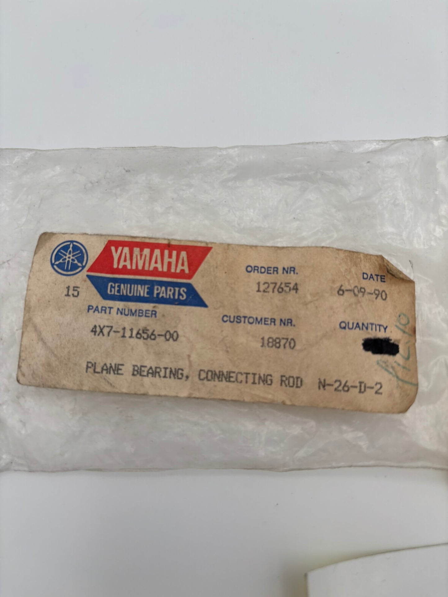 YAMAHA XVS1100 XV750 1982 - 2009 PLANE BEARING 4X7-11656-00-00 Y43