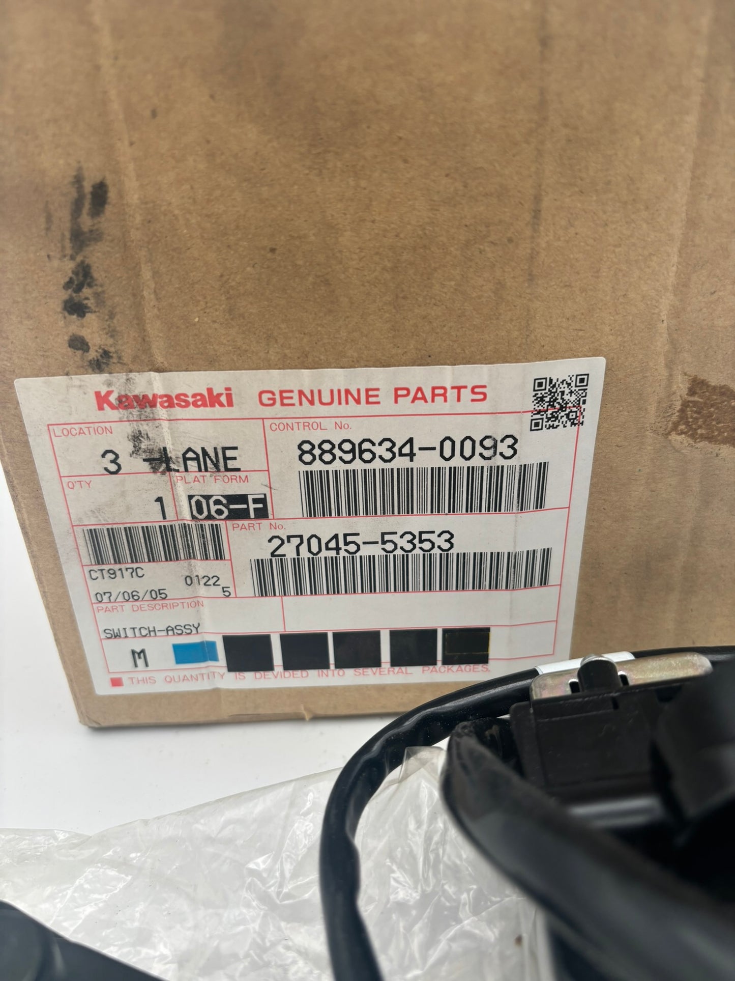 KAWASAKI SWITCH ASSY SUB 27045-5381 27045-5448 27045-5489 27045-5353 K45