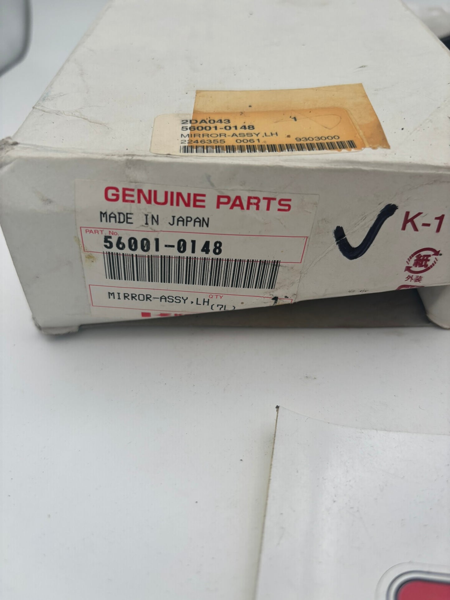 KAWASAKI LEFT HAND MIRROR ASSY 56001-0148 K45