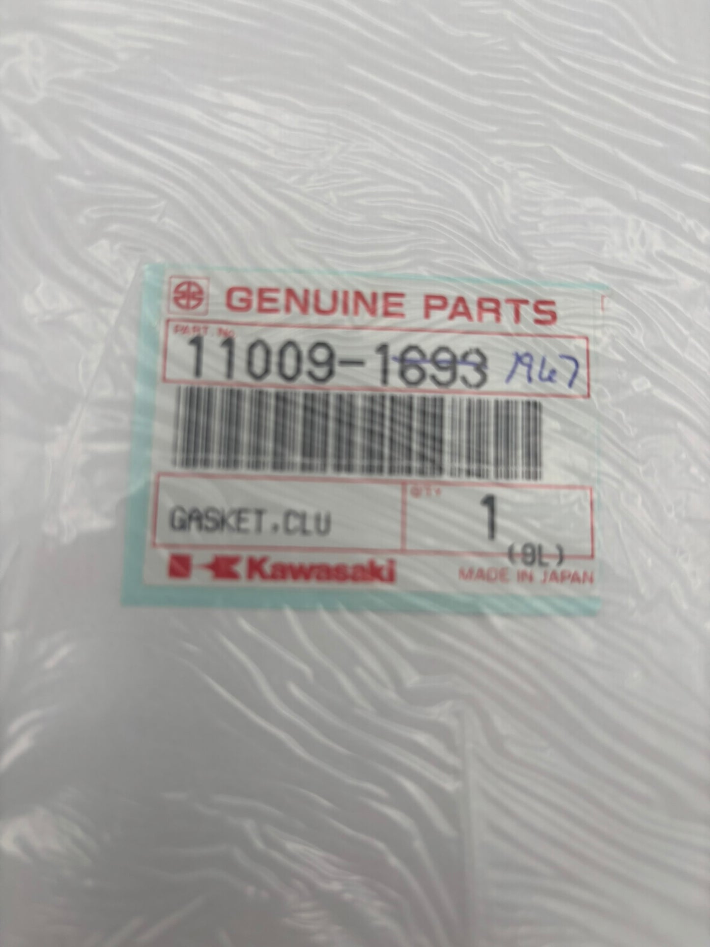 KAWASAKI CLUTCH COVER GASKET SUB 11009-1967 11009-1963 K47