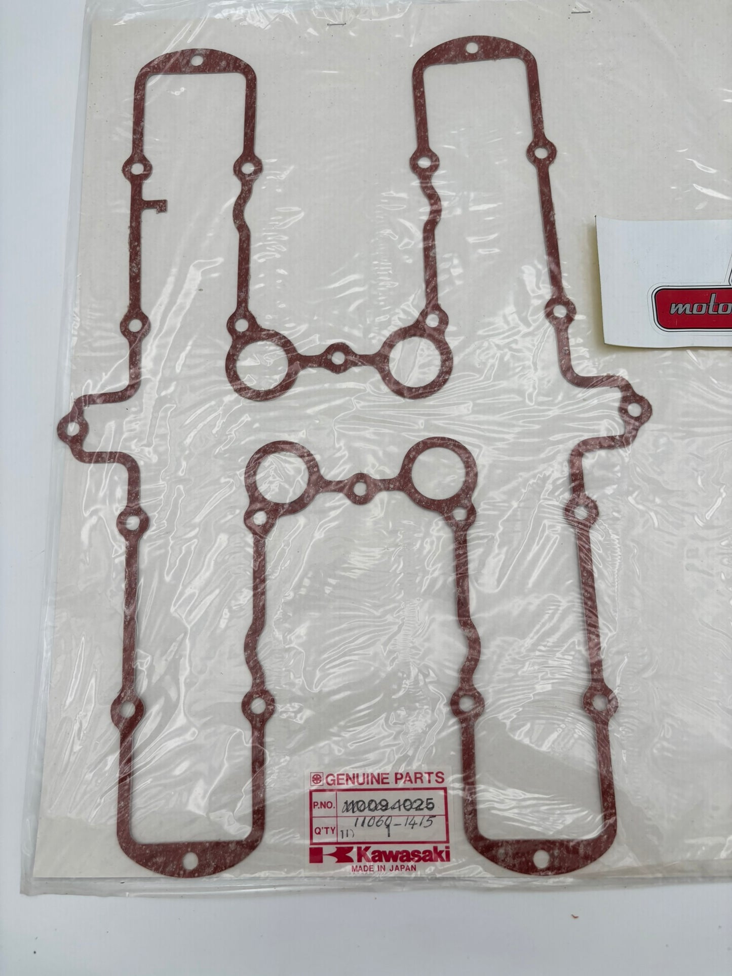 KAWASAKI CYLINDER HEAD COVER GASKET SUB 11060-1415 11009-1025 K47