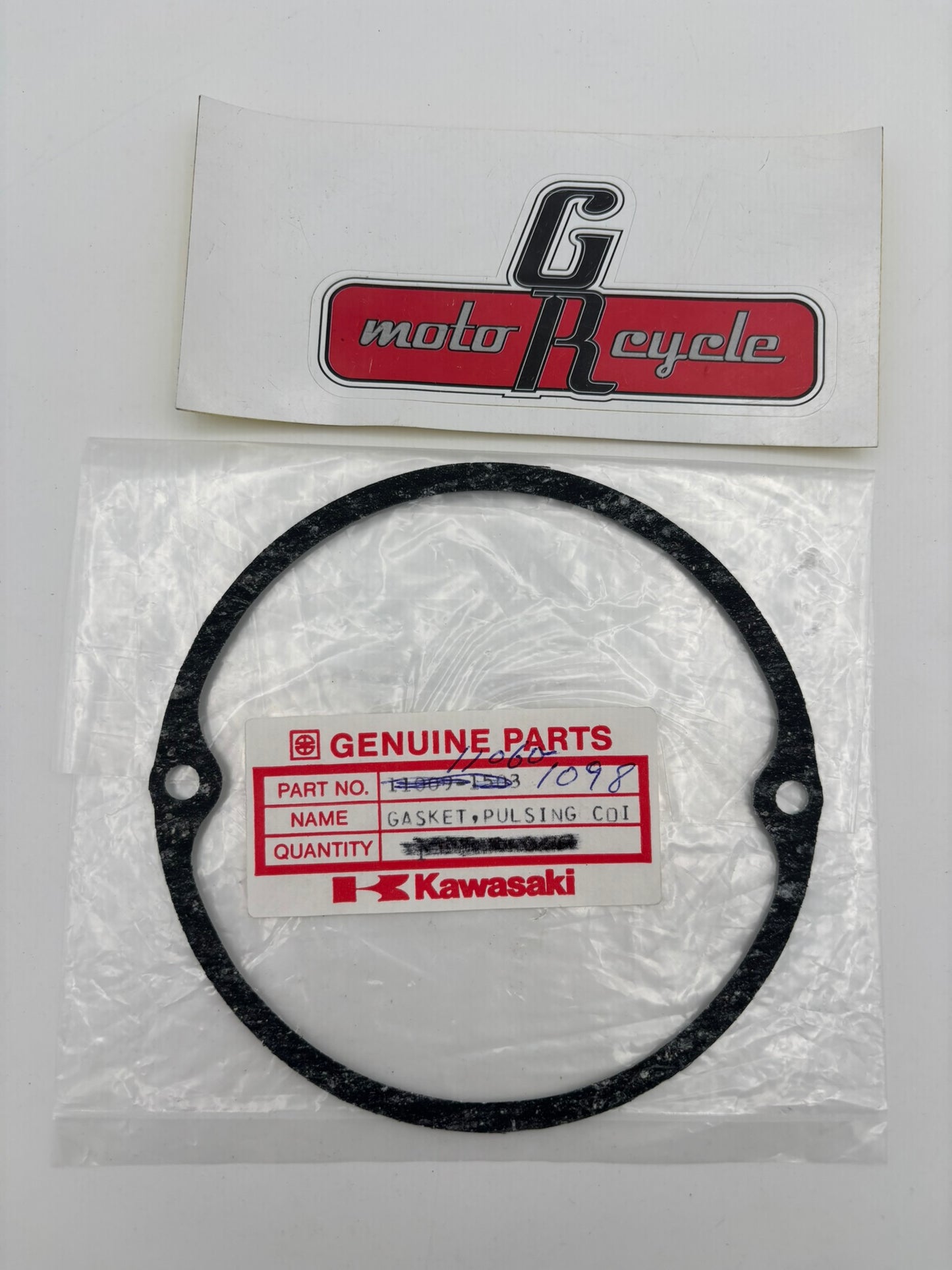 KAWASAKI PULSING COIL COVER GASKET ( SUB 11060-1098 ) 11009-1503 K49