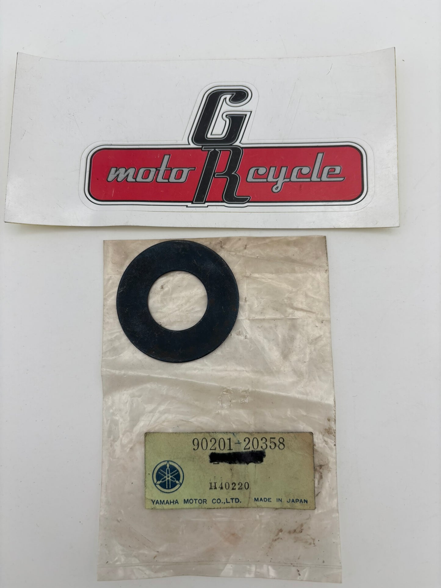 YAMAHA TX750 TX750A IT250K IT250J WR250ZD WASHER PLATE 90201-20358-00 Y151