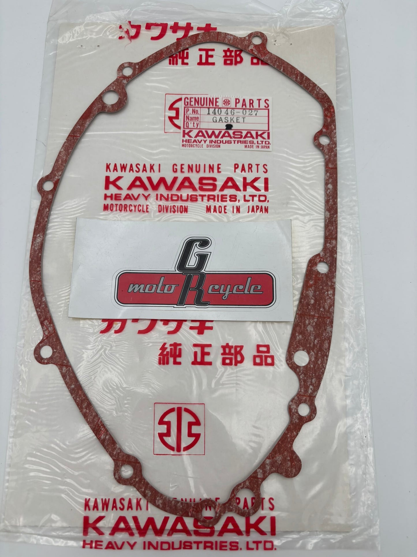 KAWASAKI RH ENGINE COVER GASKET 14046-027 K47