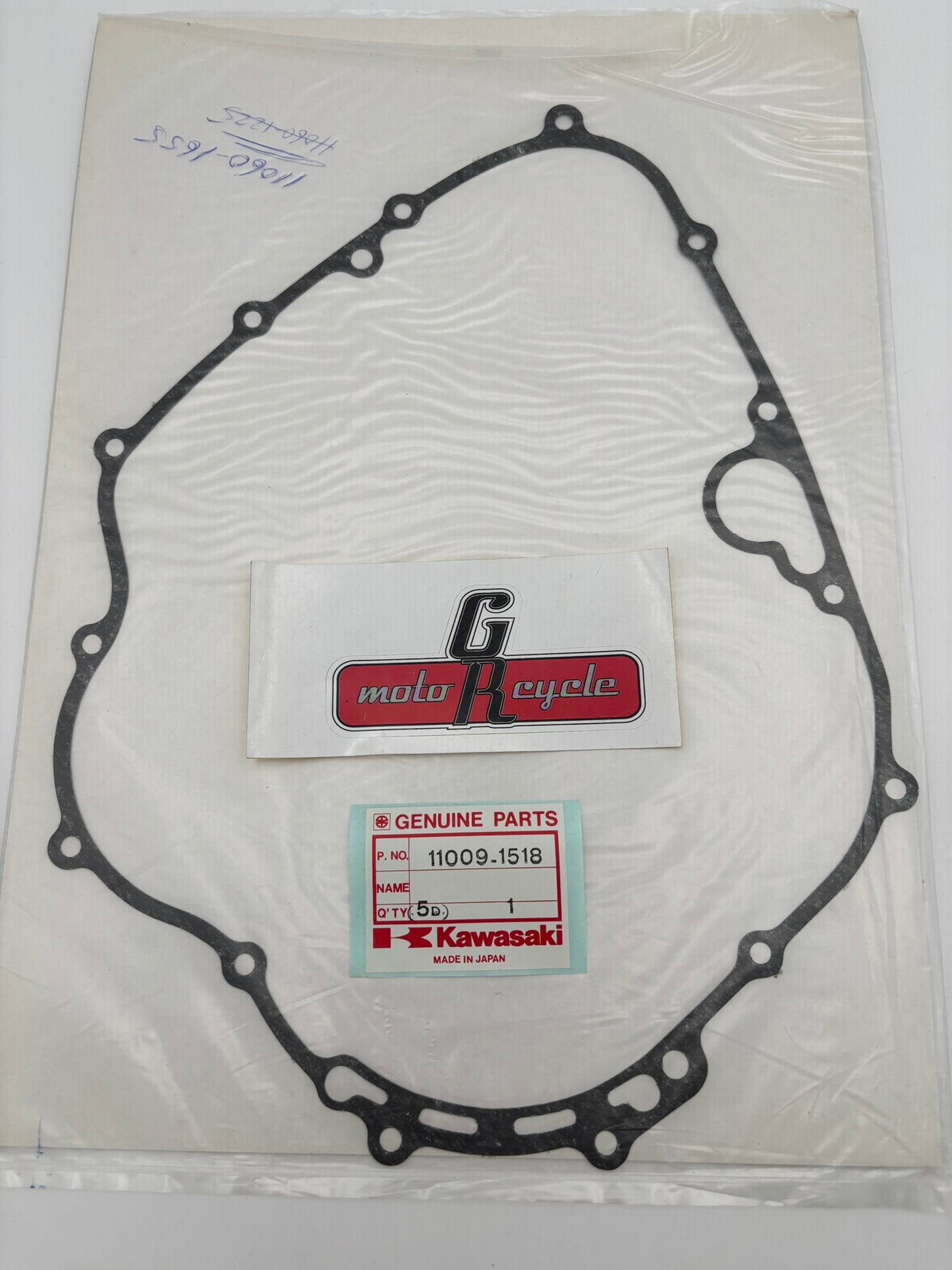 KAWASAKI CLUTCH COVER GASKET (SUB 11060-1655 ) 11009-1518 K48