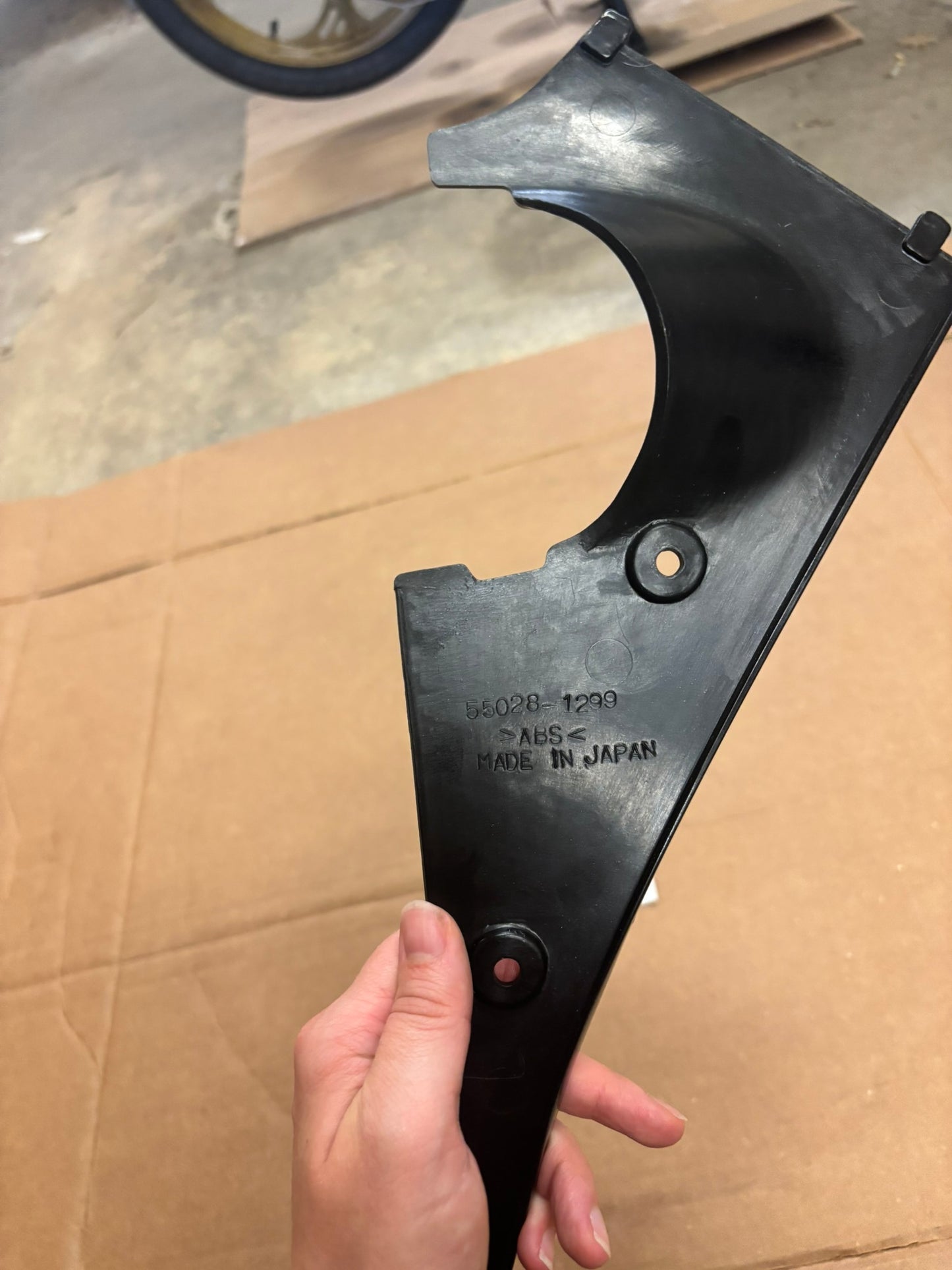 KAWASAKI RH FRONT COWLING GREEN 55028-1299 K50