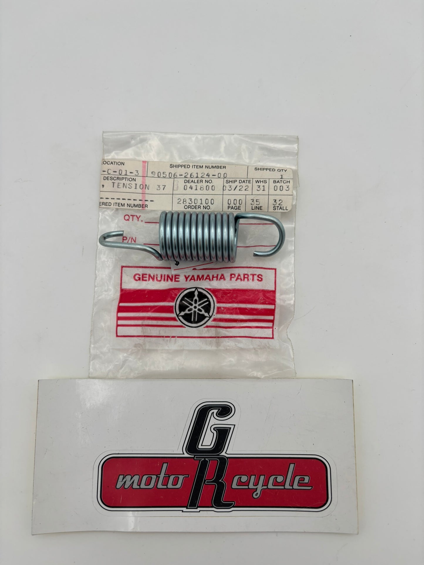 YAMAHA TENSION SPRING (SUB 90506-26225-00 ) 90506-26124-00 Y1