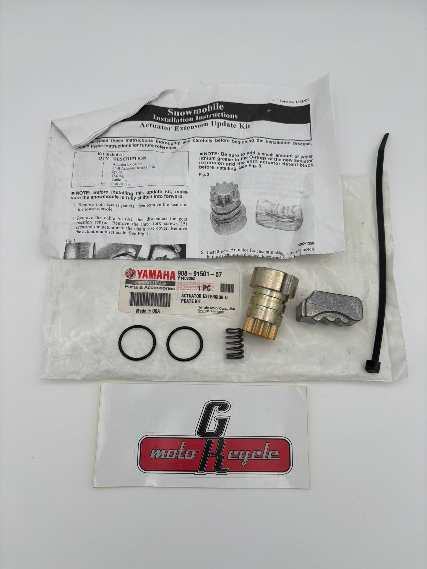YAMAHA ACTUATOR EXTENSION UPDATE KIT 90891-50157-00