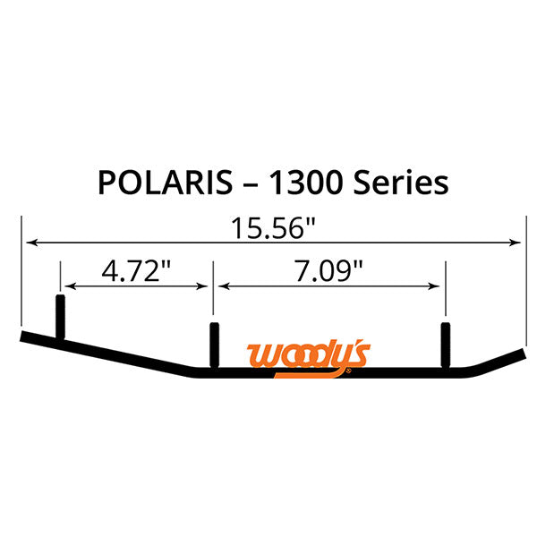 WOODY'S MAVERICK CARBIDE RUNNER 4" POLARIS MP4-1300