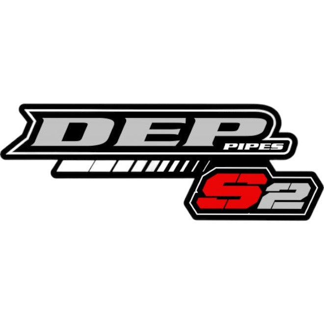 DEP PIPES S2 ROUND SILENCER DECAL DEPA1025