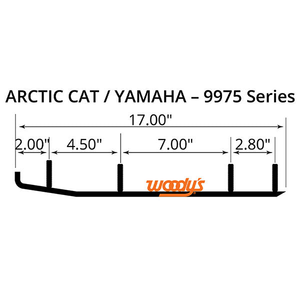 WOODY'S SLIM JIM 2.0 TRAIL RUNNER 4" ARCTIC CAT S2A4-9975