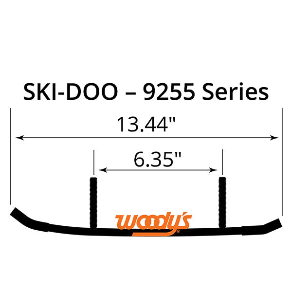 WOODY'S FLAT-TOP TRAIL BLAZER 6" CARBIDE TRAIL RUNNER TSD4-9255