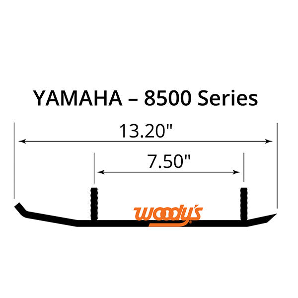 WOODY'S FLAT-TOP TRAIL BLAZER 6" CARBIDE TRAIL RUNNER TYV4-8500