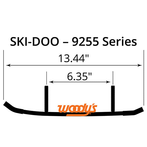 WOODY'S FLAT-TOP EXECUTIVE 8" CARBIDE TRAIL RUNNER SKI-DOO WSD-9255