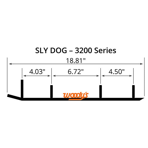 WOODY'S EXECUTIVE CARBIDE SLYDOG WSL-3200