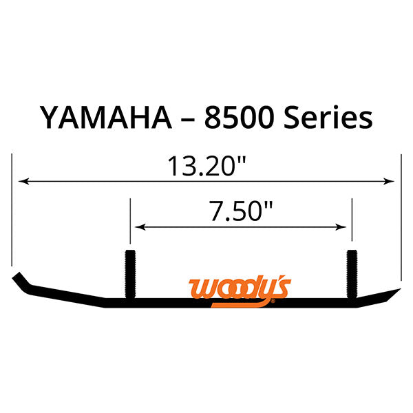 WOODY'S FLAT-TOP EXECUTIVE 8" CARBIDE TRAIL RUNNER YAMAHA WYV-8500