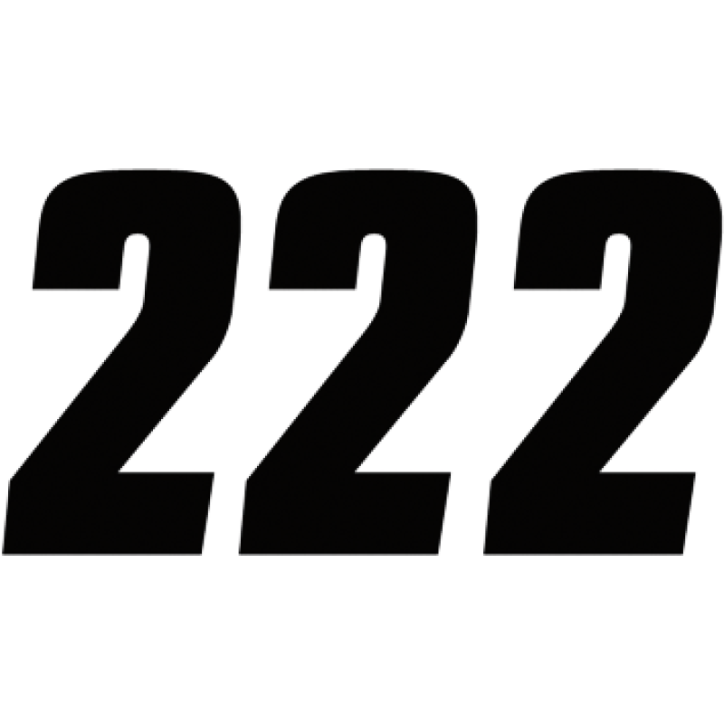 FACTORY EFFEX FACTORY 4" NUMBER BLACK #2 08-90002