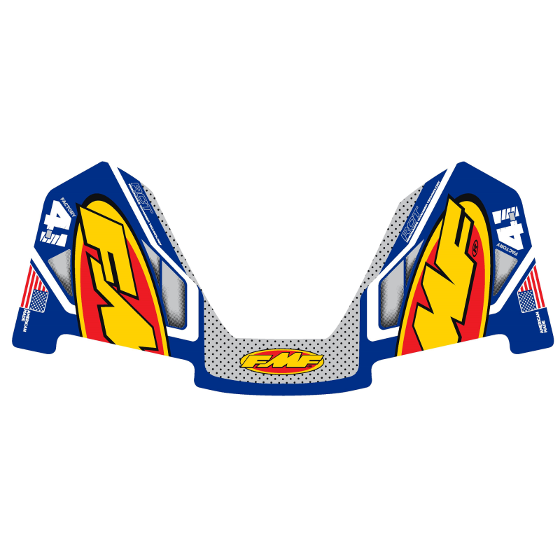 FMF FMF 4.1 LOGO KIT BLUE 014849