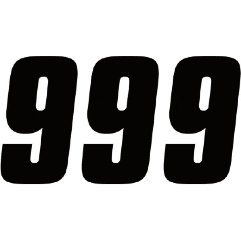 FACTORY EFFEX FACTORY 6" NUMBER BLACK #9 08-90049
