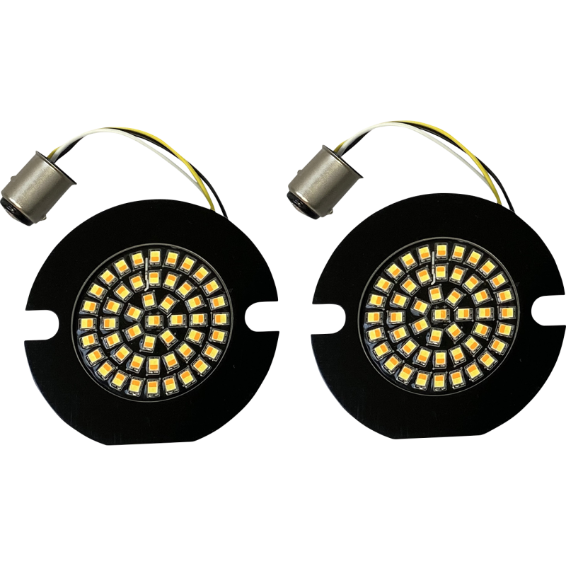 CUSTOM DYNAMICS INSERT LED TSIGNL AMB/WHT (PR) GEN-4-AW-1157T